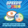 Foxmind Speedy Words Quick Word Game, On The Go Educational Kids and Adult Card Games, 15 Minute Fun Card Games for 2 Players or More, Card Game for Family Night, Parties, and More