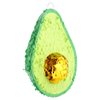 BLUE PANDA Avocado Pinata for Cinco De Mayo Party Decorations, Mexican Fiesta (Small, 15x10.5x6.5 in)