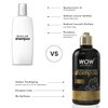 WOW Skin Science Activated Charcoal & Keratin Shampoo - Full Scalp Detox Cleanse - Restore Dry, Damaged Strands For Soft, Smooth, Shiny Hair- Sulfate & Paraben Free - All Hair Types, Adults & Children - 500 mL