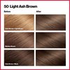 Revlon ColorSilk Hair Color, 50 Light Ash Brown 1 ea (Pack of 12)