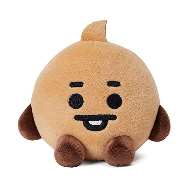 Lerion Cartoon Pillow for Kids, 4.5" Shooky Plush Doll, Cute Stuffed Animal Figure