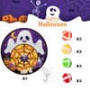 Halloween Games Dart Board 26in Ghost Dart Board with 12 Sticky Balls and Hooks Halloween Party Favors Indoor Outdoor Sports Puzzle Game