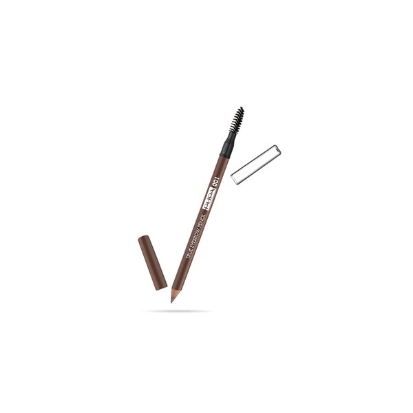 PUPA Milano True Eyebrow Pencil Pencil - Easily Shape And Define Natural Looking Eyebrows - Fill And Volumize For Beautiful Thick Brows - Sculpt Arches With Smooth Precision - 001 Blonde - 0.038 Oz