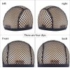 YANTAISIYU 2 Pieces Wig Caps Black Stretchable Crochet Wig Cap Mesh Wig Cap for Making Wig