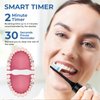 MOPIKO Electric Toothbrush for Adults and Kids,Sonic Travel Toothbrush Kit,Rechargeable Power Toothbrushes with 8 Heads,Smart Whitening Toothbrush USB-C (Black)