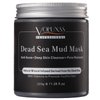 Voluxss Dead Sea Mud Mask for Face and Body,Deep Cleansing Face Mask for Acne,Pore Minimizer,Natural Skincare Charcoal Blackheads Remover,Skincare Spa Clay Facial Mask for Women & Men 11.28fl.oz