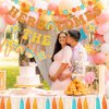 LARRAZABAL Here Comes The Son Baby Shower Banner, Here Comes the Son Baby Shower Decor Boy Boho Retro Sunshine 1st Birthday Party Supplies