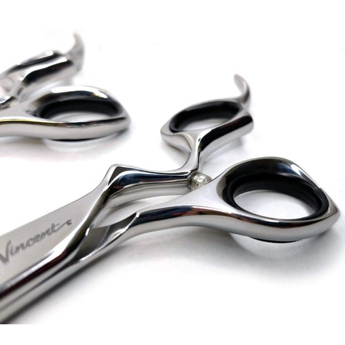 Vincent Conduttore Shears, Hand made 440c Japanese Stainless Steel Barber Shears 6.75" (Cutting Shear)
