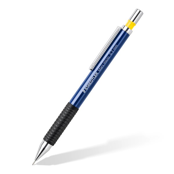 Staedtler Mars Micro Precision Retractable Mechanical Pencil for Writing, Drawing, Engineering Drafting, 0.3mm Lead, 775 03