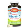 Carlson - Kid's Chewable Vitamin C, 250 mg, 1 g of Sugars, Immune Support & Optimal Wellness, Antioxidant, Tangerine, 120 Vegetarian Tablets