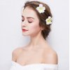 12Pcs White Hawaiian Plumeria Flower Hair Clip Foam Flower Hawaii Hair Clips Hair Pins Artificial Plumeria Hair Clips Hair Accessory Decorations for Beach Bridal Wedding Party Vacation(2.4 Inch)