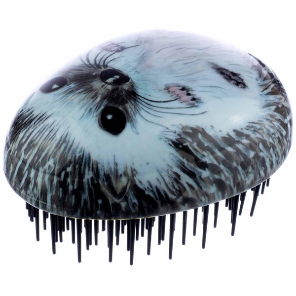Kent PHOG Hedgehog Pebble Scalp Massager Shampoo Brush, Shower Brush, and Travel Size Detangling Brush - Scalp Scrubber for Dandruff and Kids Hair Brush Hair Detangler - Hairbrush for Tangles