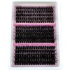 15 Rows Fluffy Cluster Lashes 60D+80D+100D Natural Thick Eyelash Clusters DD Curl Individual Lashes DIY Eyelashes Extension (290pcs60D80D100D)