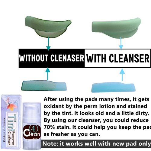 Lash Lift Pad Cleaner For Removing T-i-n-t/D-y-e Residue, Making Eyelash Perm Rod Fresh and Clean,-15 ml Lash Perming Shield Tool More than 50 Applications(Stain Remover)