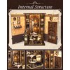 CUTEBEE Book Nook Kit - DIY Miniature House Kit for Adults, 3D Wooden Puzzle Dollhouse Booknook Library Model Build Bookshelf Decor, Gifts for Family, Friends