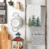 Artoid Mode Hello Snowflakes Winter Kitchen Towels Dish Towels, 18x26 Inch Christmas Pine Trees Decoration Hand Towels Set of 2