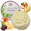 Relaxcation Solid Conditioner Bar For Women and Men | Unscented Softening Moisturizing Plant-Based | Shea Butter, Coconut Oil, Cocoa Butter, Jojoba Oil, Argan Oil - Handmade in USA