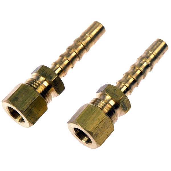 Dorman 800-036 Fuel Line Adapter - 5/16 In. Steel to 5/16 In.(8mm) Nylon Tubing, 2 Pack Universal Fit