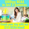 SHIZAM Electrolyte BCAA Gummies: Energy Chews w Electrolytes Branched Chain Amino Acids Potassium Sodium Salt for Runners, Perfect Cycle Support, Salts Mineral Drops Capsule Pills Tablets Supplement