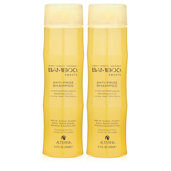 Bamboo Smooth Anti-Frizz Shampoo, 8.5-Ounce (2-Pack)