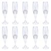 JANKOW Wine Glass Lip Gloss Tubes, Empty Lip Gloss Bottles, 8 ml/ 0.27 oz Refillable Cosmetic Containers Lip Gloss Glaze Container Tubes For Women Girls DIY Sample Vials (10 Pcs Clear)