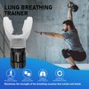 enttgo Portable Respiratory Trainer-Exercise Device. Respiratory Muscle Training |Improve Breathing Capacity | Easy to Clean| Adjustable Resistance, Adjustable to Different Fitness Needs (White)