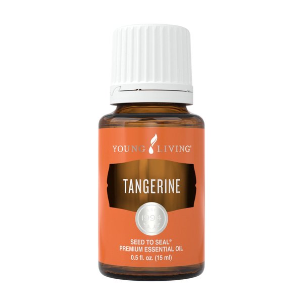 Young Living Tangerine Essential Oil 15ml - 100% Pure and Premium-Grade - Organic Sweet Citrus Aroma - Aromatherapy Diffuser Blend - Ideal for Massage and Relaxation