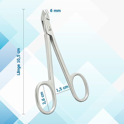 SMI - Scissor Style Cuticle Nipper - Cuticle Trimmer Precision Cuticle Scissors for Women Men Beauty Grooming Fingernail Toenail Stainless Steel with Pouch