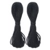 LWR CRAFTS Jute Cord 1.5mm 45ft/Pack (Pack of 2) (Black)