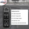 Master Power Window Switch | Replcaement for 2011-2020 Chrysler 300, 2015-2017 Chrysler 200, 2011-2019 Dodge Charger, 2016-2022 Ram 1500 2500 3500 | Replaces# 68139805AB, 56046823AE, 68231805AA