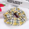 Scrunchies for Hair Plaid Elastic Hair Ties Ponytail Holder Hair Bands for Women Accessories Bandana Scrunchies