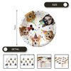 Dog Party Tableware Set,20 Plates and 20 Napkins and Tablecloth71 '' x 42 '',Dog Birthday Theme Party Decorate Supplies