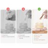 3 Pack Metal Makeup Spatula, Mini Spoon Beauty Scoop for Mixing, Facial Cosmetic, Face Mask (Silver & Gold & Rose Gold)