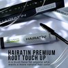 Hairatin Root Touch Up - Quick and Easy Application with Anti-transfer Technology for Better Concealing and Darkening of Gray Spots, and Maintains Thick Hair Throughout the Day