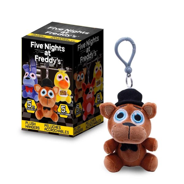 Just Toys LLC Five Nights at Freddy's Plush Hangers, Set of 5 Collectible Figures