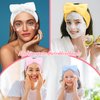 Ondder 6 Pcs Skincare Spa Makeup Headband for Washing Face Terry Cloth Face Wash Headband Head Band for Skin Care Soft Make Up Headbands Bow Hair Band for Women Girls Spa Hair Accessories for Party