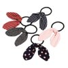 Xiwstar 12 Pcs Rabbit Ears Bow Hair Bands Scrunchies Chiffon Bow Hair Elastic Hair Ties Bands Ropes Ponytail Holder for Women Girls