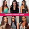 TENACOO Chocolate Brown Glueless Wigs Human Hair Pre Plucked Pre Cut 9x6 Wear And Go Glueless Wig Brown Lace Front Wigs Human Hair 200% Density Long Brown Glueless Wig 22 inch