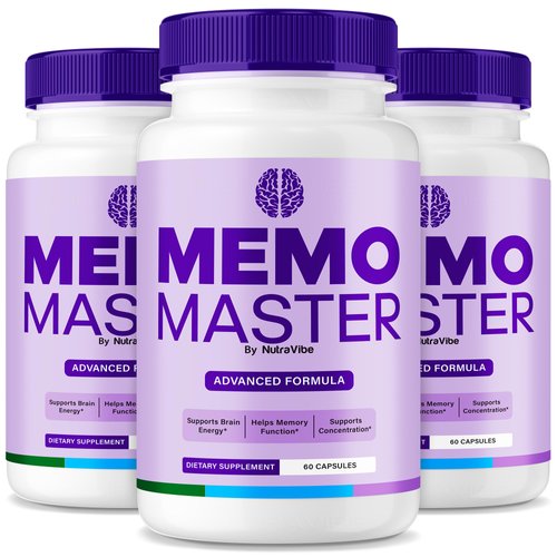 (3 Pack) Memo Master – Premium Daily Memory & Focus Support with a Natural Blend to Help Maintain Sharp Thinking and Concentration| Easy-to-Swallow MemoMaster Pills for Everyday Use (180 Capsules)