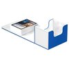 Ultimate Guard Sidewinder Synergy 100+, Deck Box for 100 Double-Sleeved TCG Cards, Blue/White, Magnetic Closure & Microfiber Inner Lining