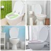 8 Pairs Bathroom Warmer Toilet Seat Cover Pads Washable and Reusable Toilet Seat Cushion Pad Toilet Seat Warmer Cover Bathroom Upgraded Warmer Cushion for Winter Bathroom Toilet, 4 Colors