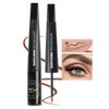 AKARY Dip Eyeliner Waterproof 24H Longlasting, Light Brown Liquid Eyeliner Quick Drying, Colored Eye Liner Pencil for Women Bold & Natural Eye Make Up with Precise & Easy Application, 0.22 fl oz, 03