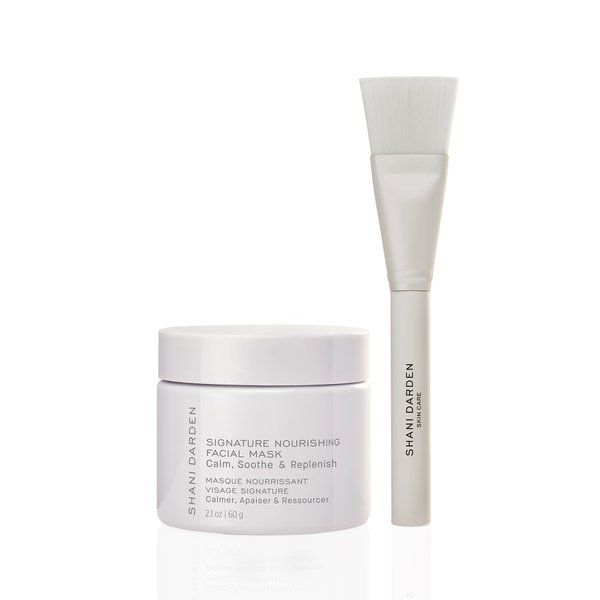SHANI DARDEN SKINCARE Signature Nourishing Facial Mask, A Moisturizing Bentonite Clay Mask for Soothing Redness & Irritation with Colloidal Oatmeal & Squalane, 2.1 fl oz