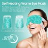 BeHoomi 30Packs Steam Eye Mask for Sleeping, Disposable Heated Eye Masks, Self Heating Warm Compress for Eyes, Sleep Mask for for Home Spa Office Travel - Unscented