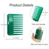 Mini Wide Tooth Comb,Small Travel Purse Comb Hair Detangling Comb Beard Comb Pocket Comb for Curly Wet Dry Hair,Detangler Comb Styling Comb for Men Women Handmade of Cellulose