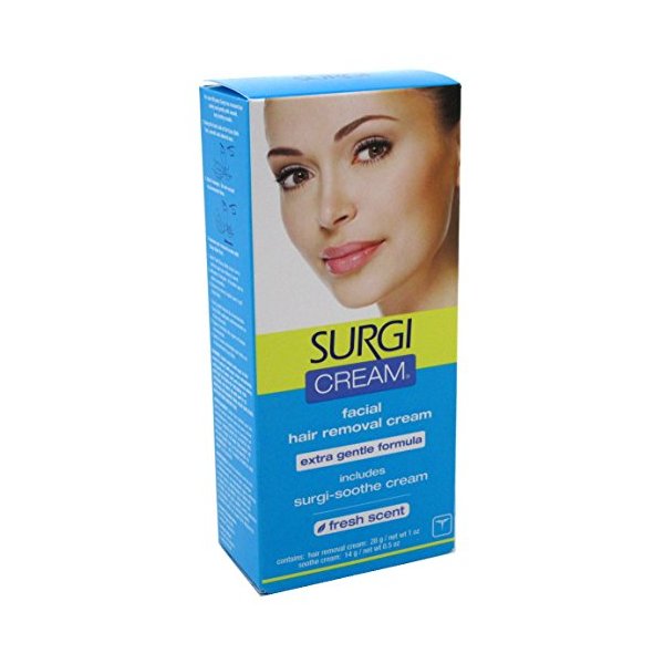 Surgi-Cream Hair Remover Extra Gentle Formula for Face