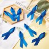arricraft 100 Pcs Ribbons Satin Pins, Safty Pins Reusable Domestic Violence Overdose Pancreatic Cancer Alzheimer’s Awareness Lapel Pins, Love Ribbons with Safety Pins for Charity Event Supplies