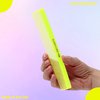 Allegro Combs 420 Hair Stylist Barbers Cutting Combs Beard Comb Mustache Mens Women Toddler Boys Braiding Hair Parting USA 3 Pc. (Neon yellow)