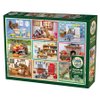 Cobble Hill 1000 Piece Puzzle - Squirrels at Home- Sample Poster Included