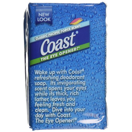 Coast Bath Bars Original Blue 3 Bar Soap, 12 oz